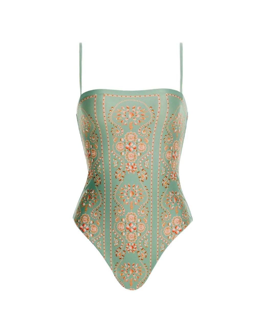 Agua Bendita Green Durazno Playa Swimsuit