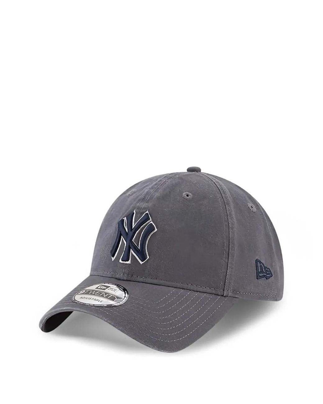 KTZ Gray New York Yankees Core Classic Logo-Patch Cap for men