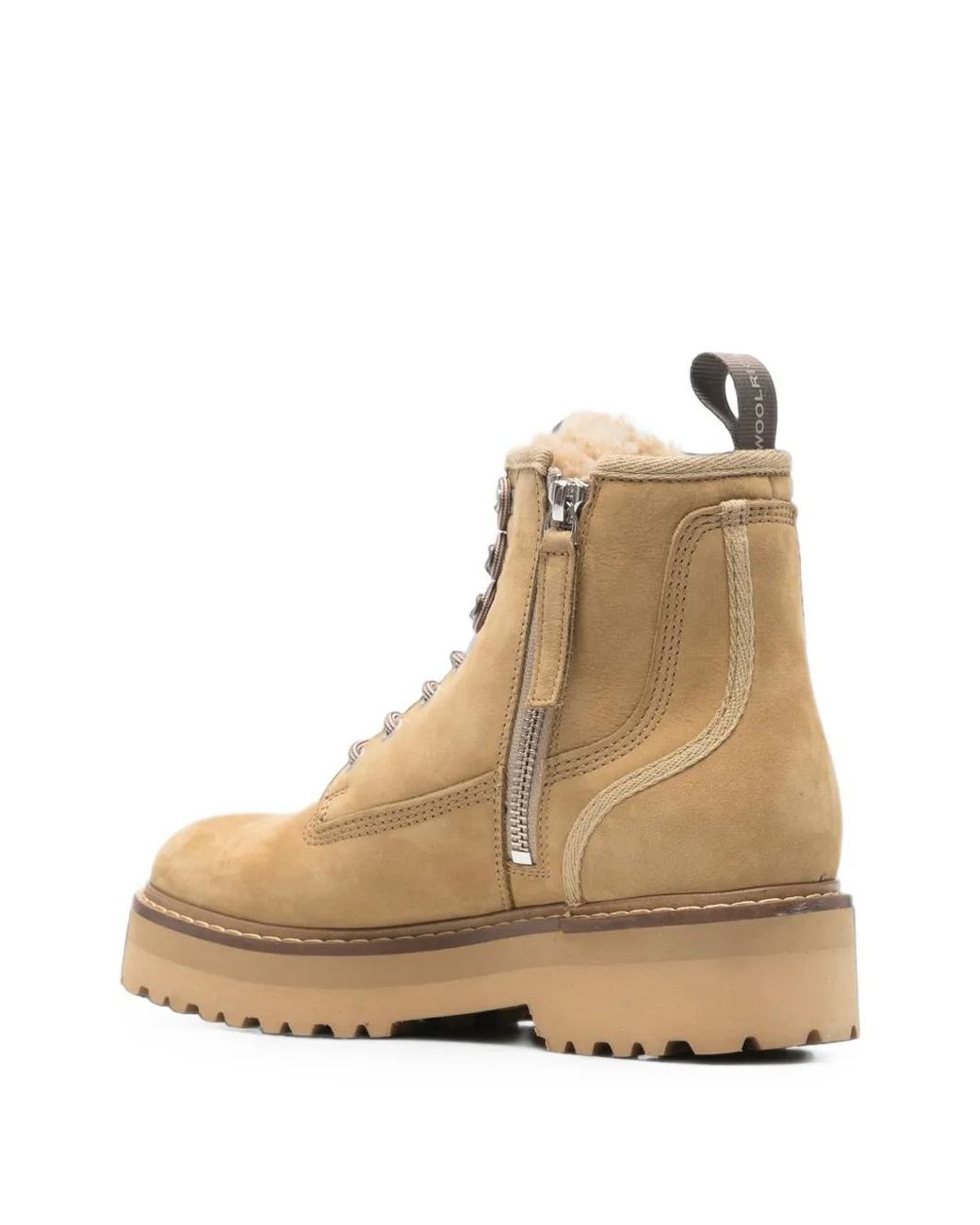Woolrich Natural Leather Boots