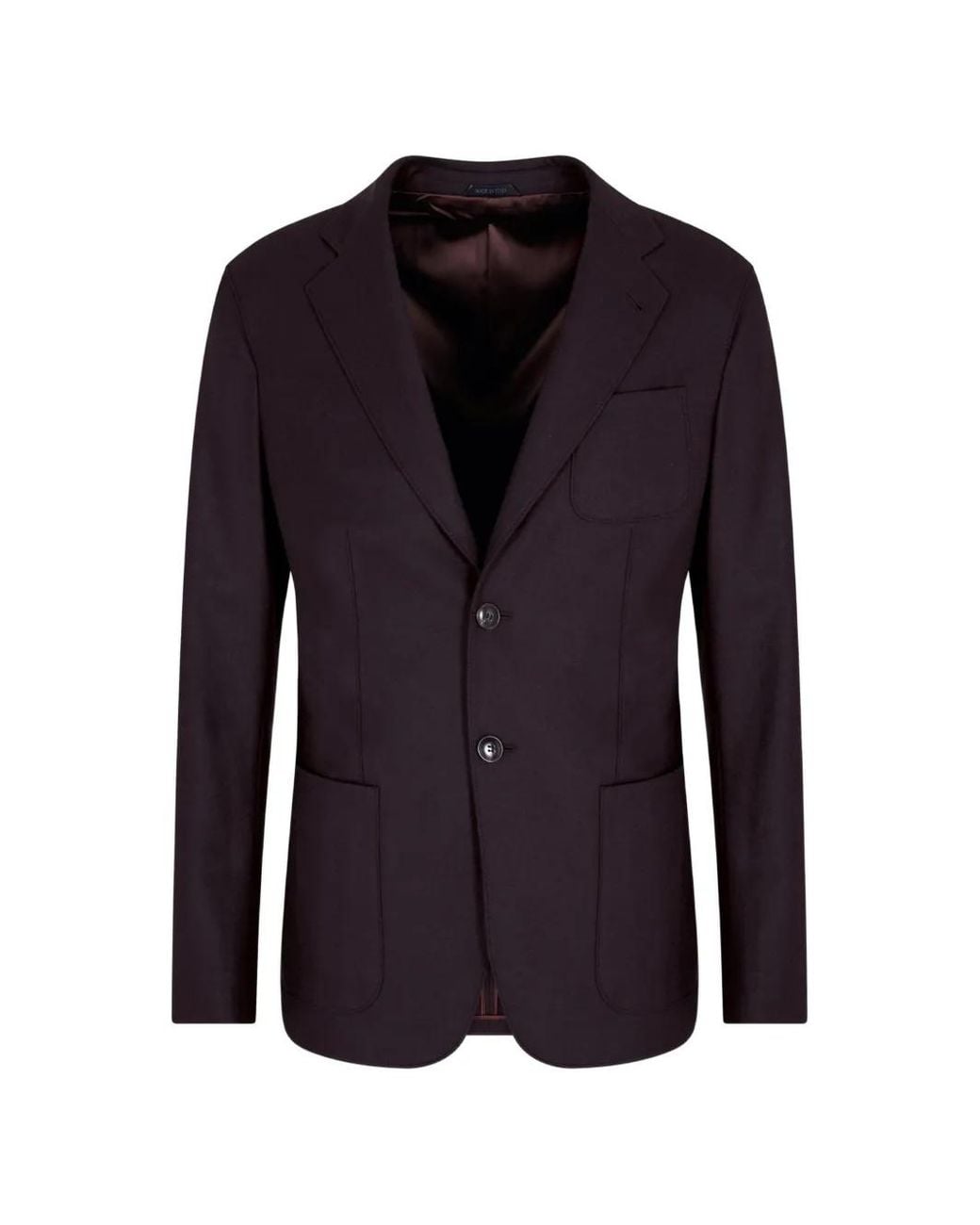 Giorgio Armani Blue Single-Breasted Blazer for men