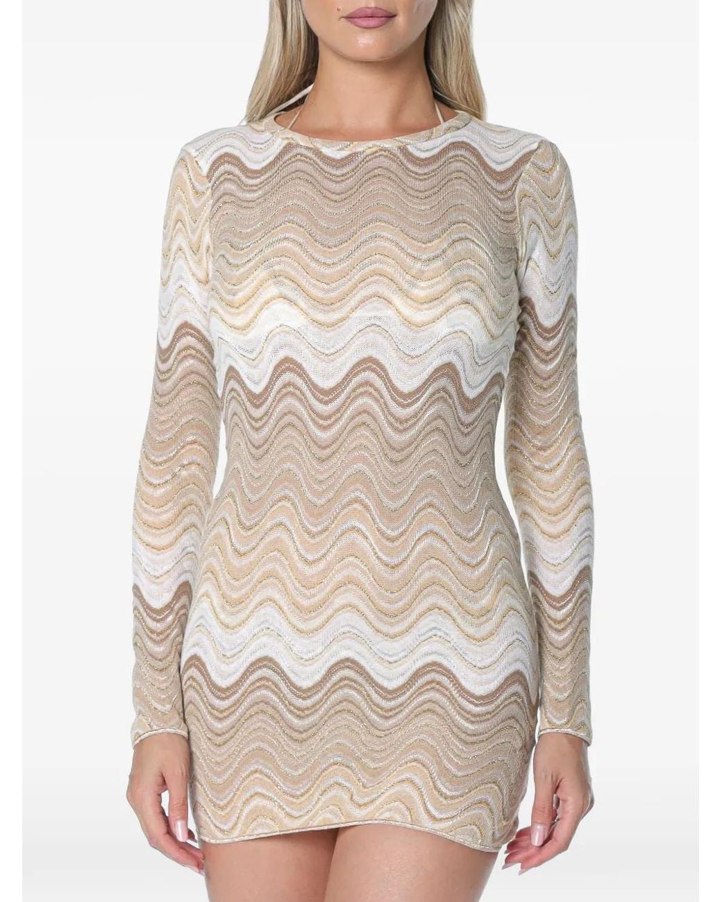 Mc2 Saint Barth Natural Short Imany Dress