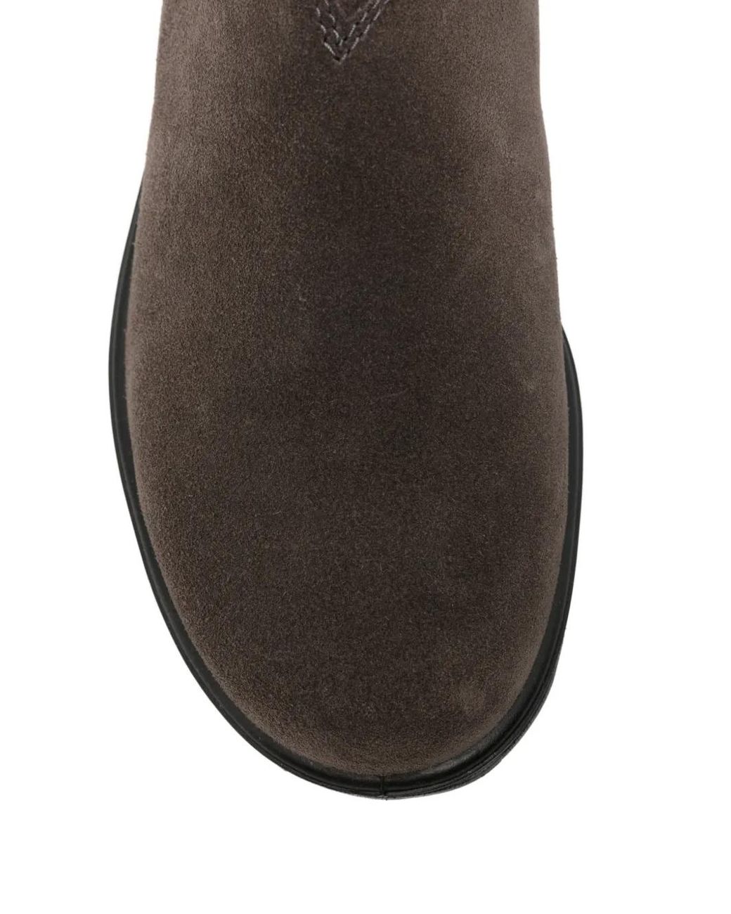 Blundstone Black Elasticated-Side Suede Boots
