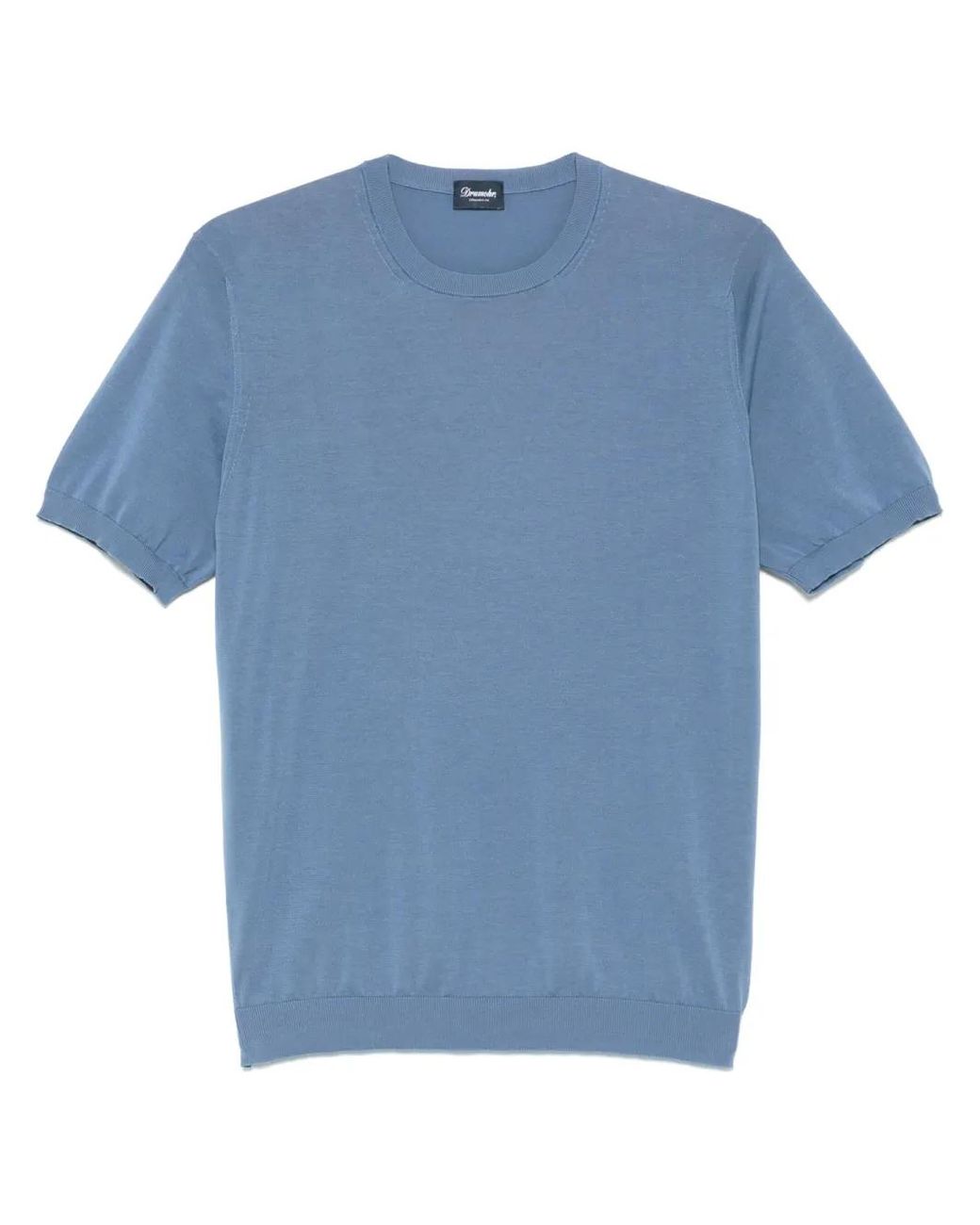 Camiseta De Algodón Drumohr de hombre de color Blue