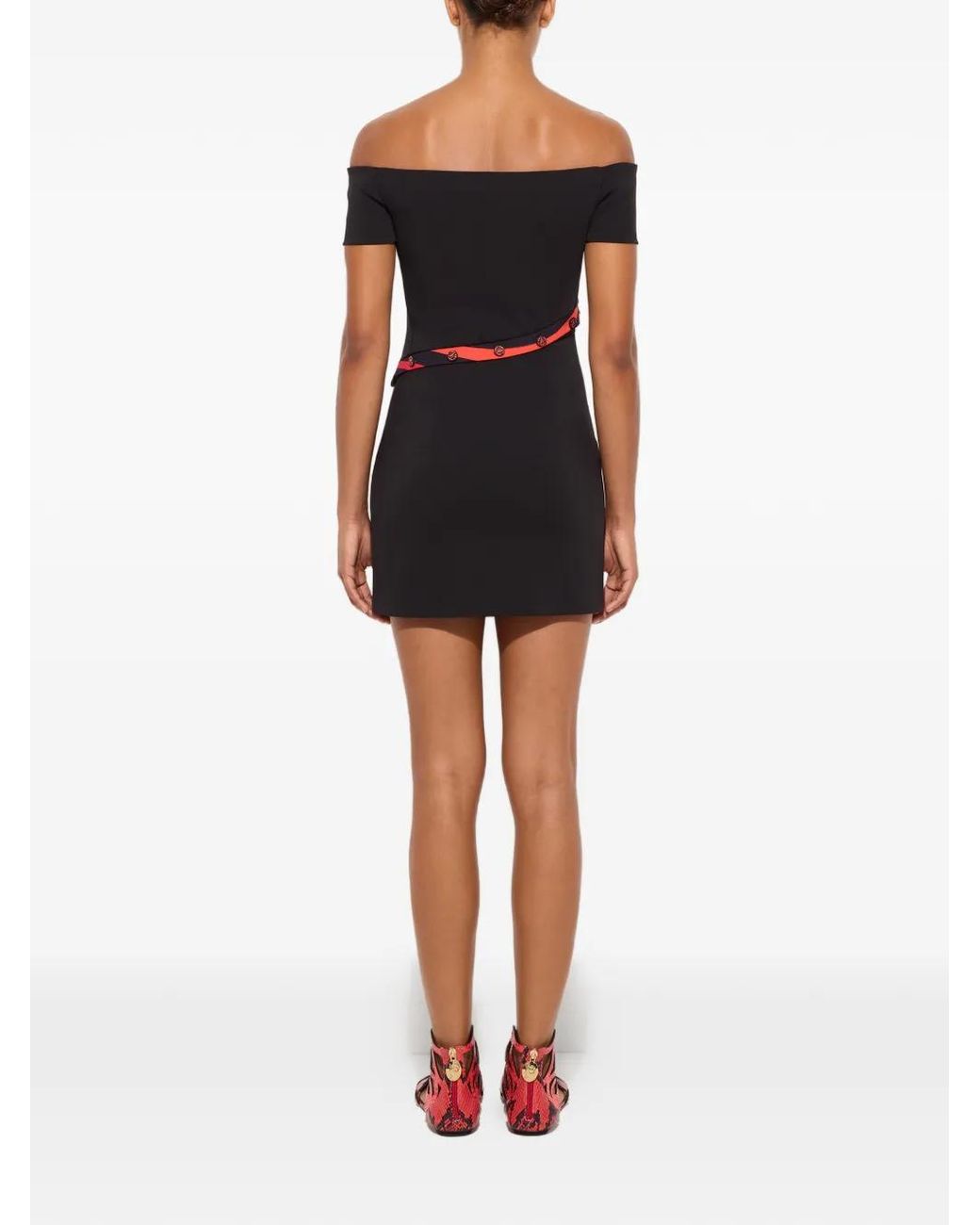 Emilio Pucci Black Off-Shoulder Dress