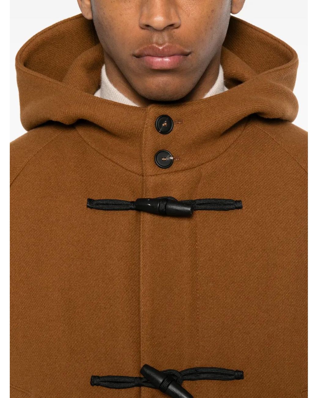 Tagliatore Brown Manteau À Capuche for men
