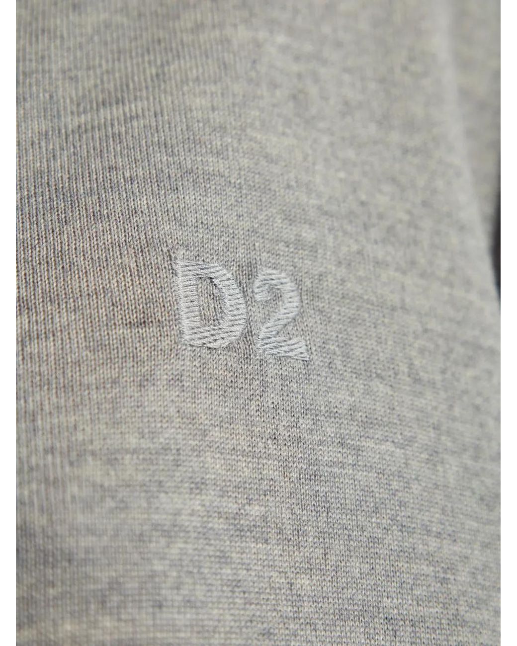 DSquared² Gray Knit D2 Cardigan