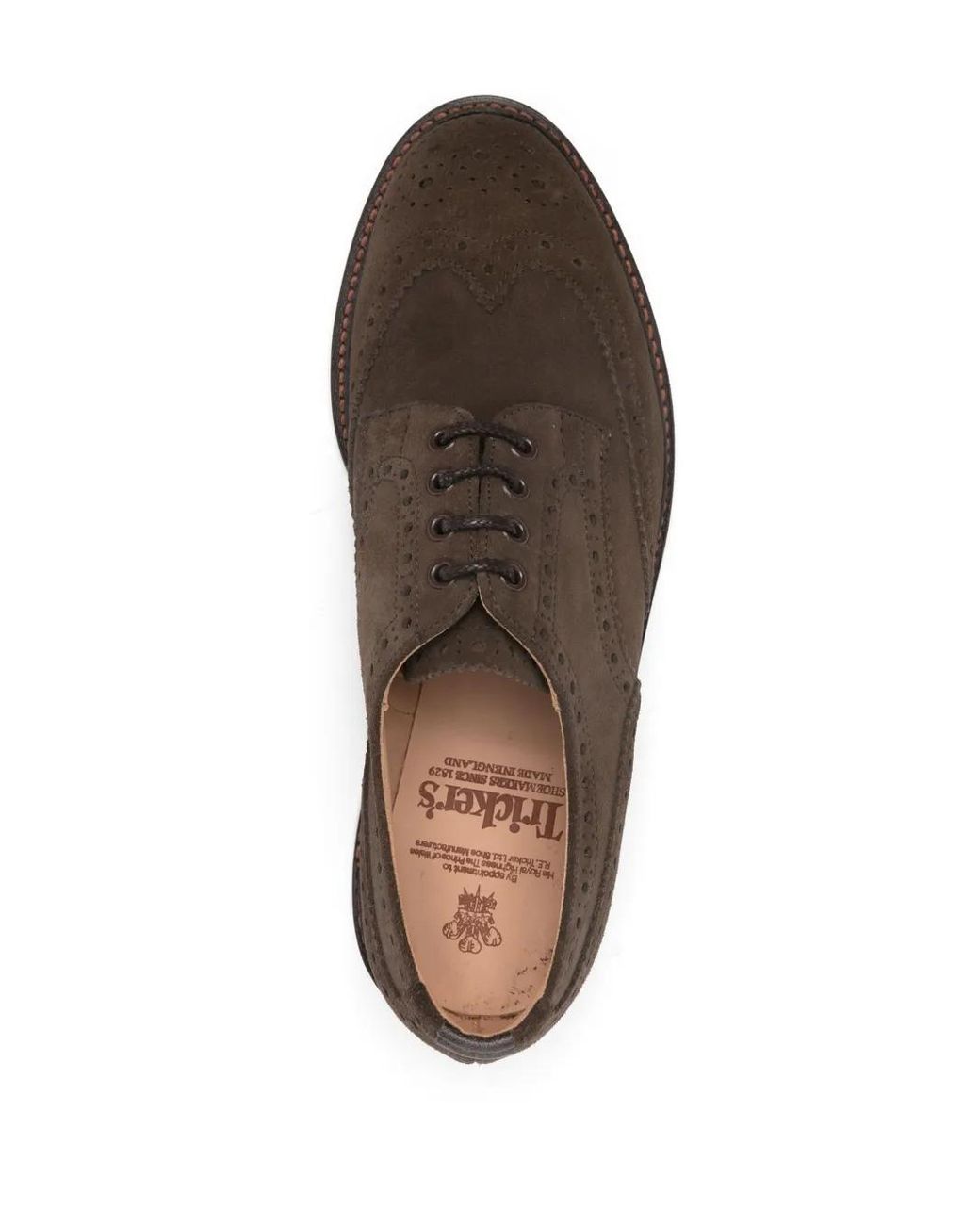 Tricker's Brown Bourton Lace-Up Brogues for men