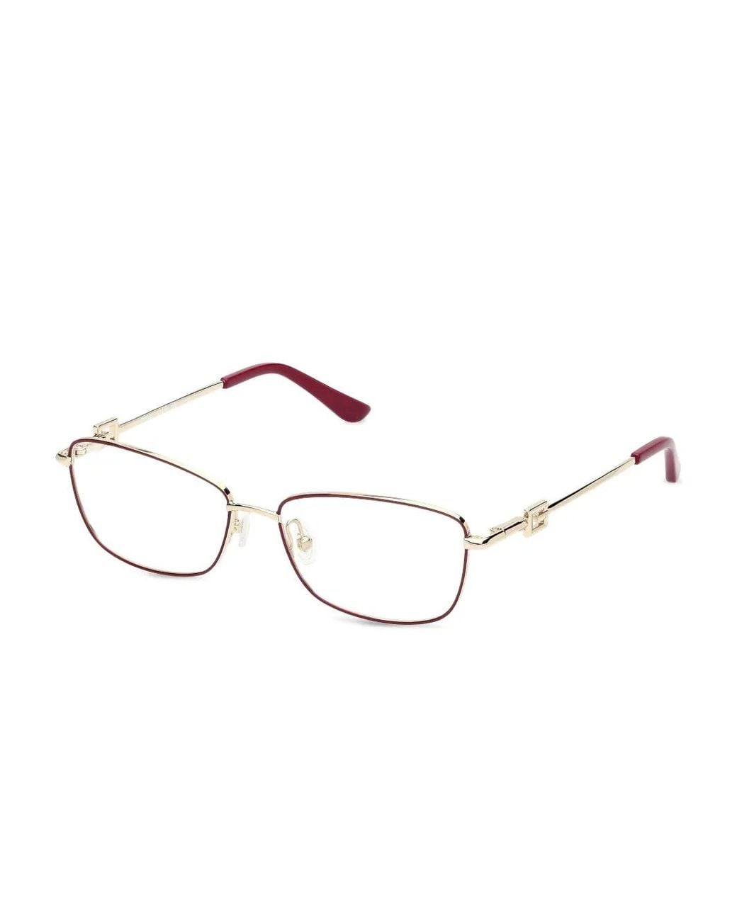 GUESS EYEWEAR Metallic Eckige Brille