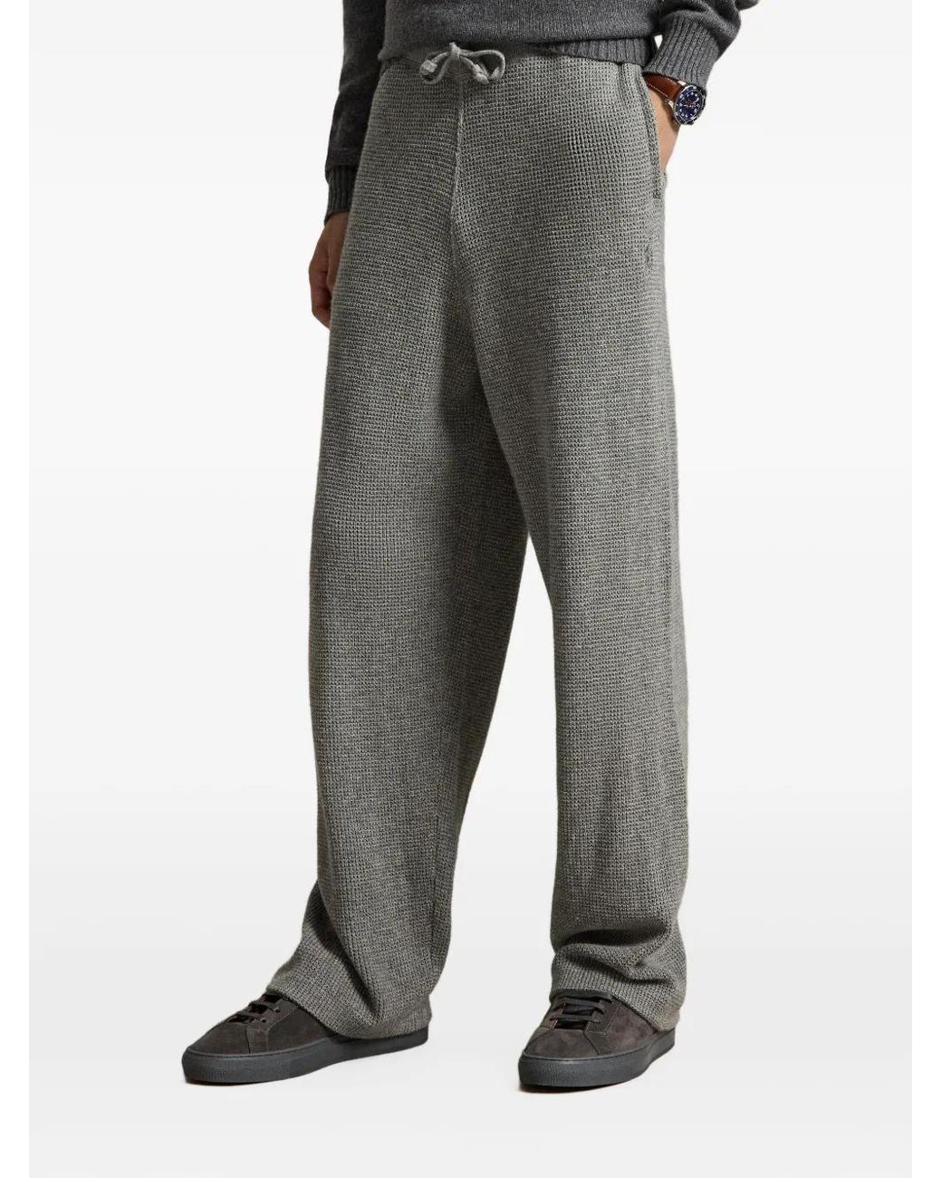 Polo Ralph Lauren Gray Drawstring Pants for men