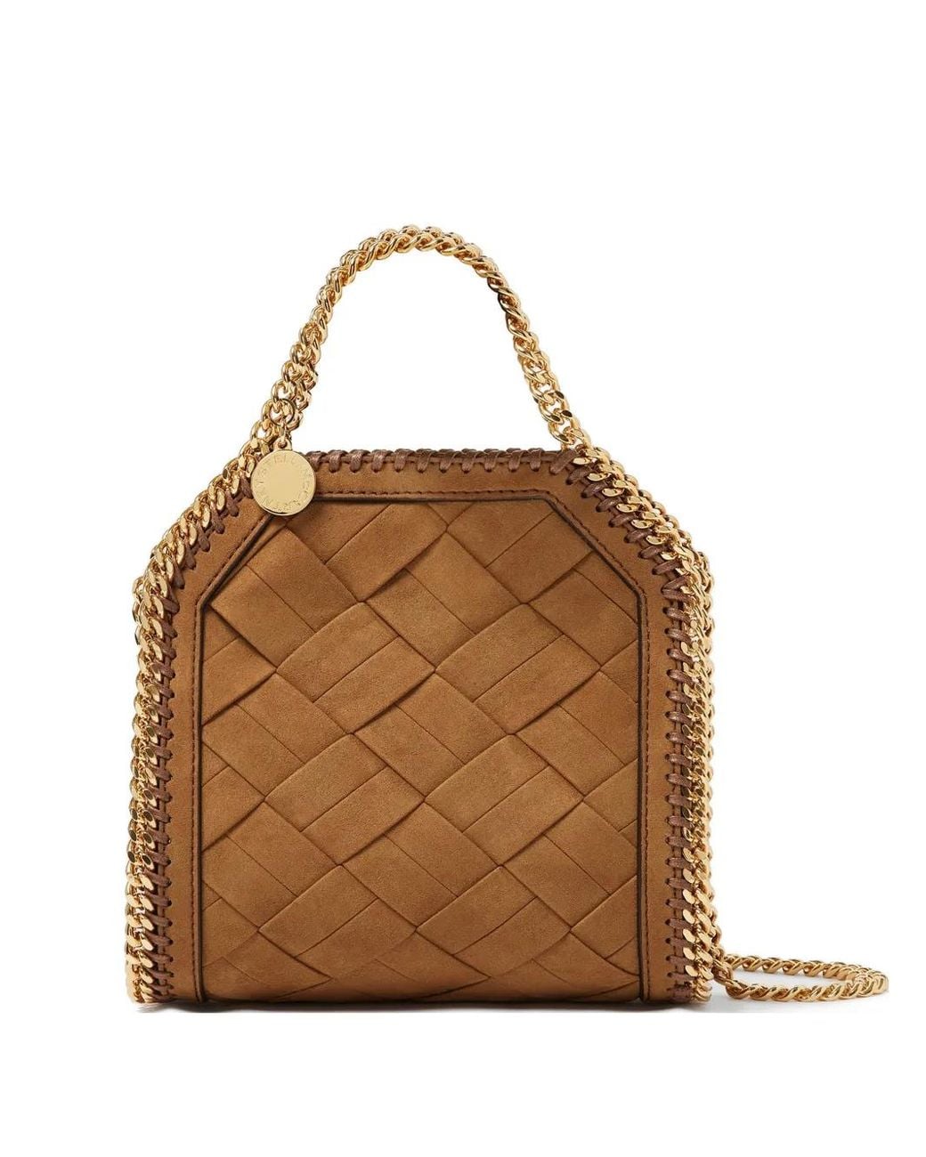 Stella McCartney Brown Falabella Tiny Tote Bag