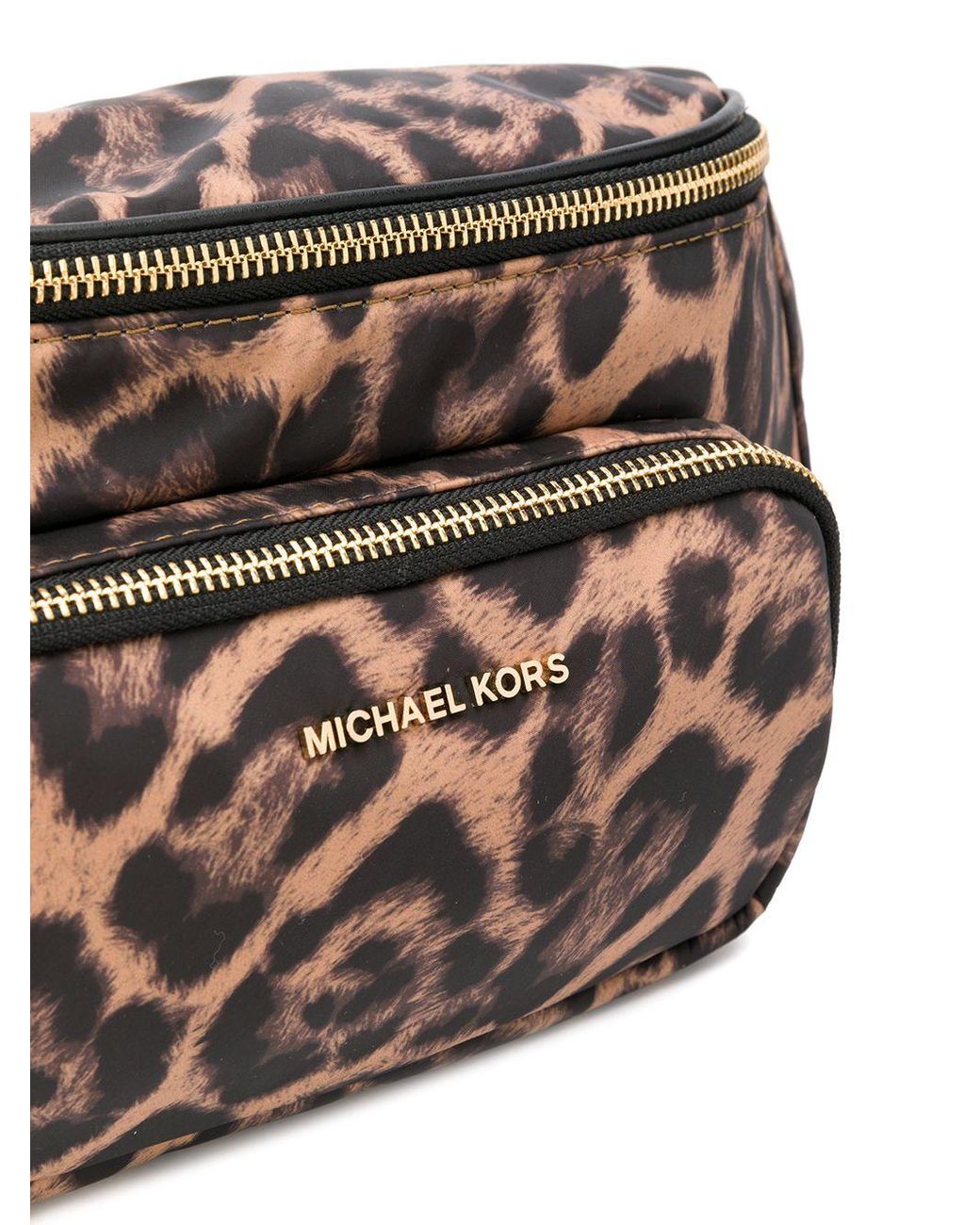 MICHAEL Michael Kors Leopard-print Belt Bag in Brown | Lyst