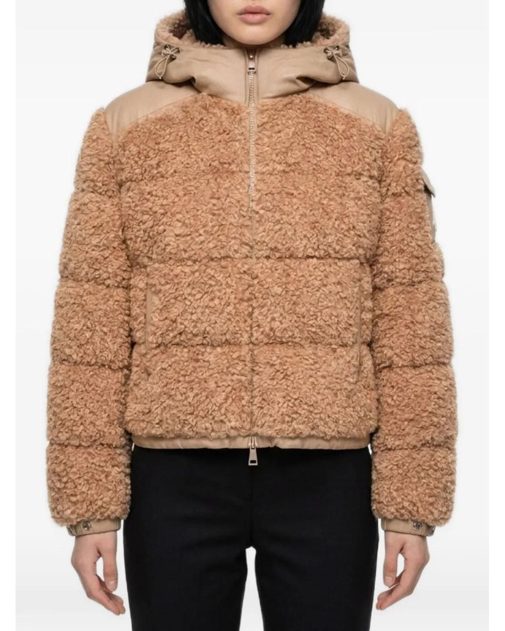 Moncler Black Textured Hood Jacket