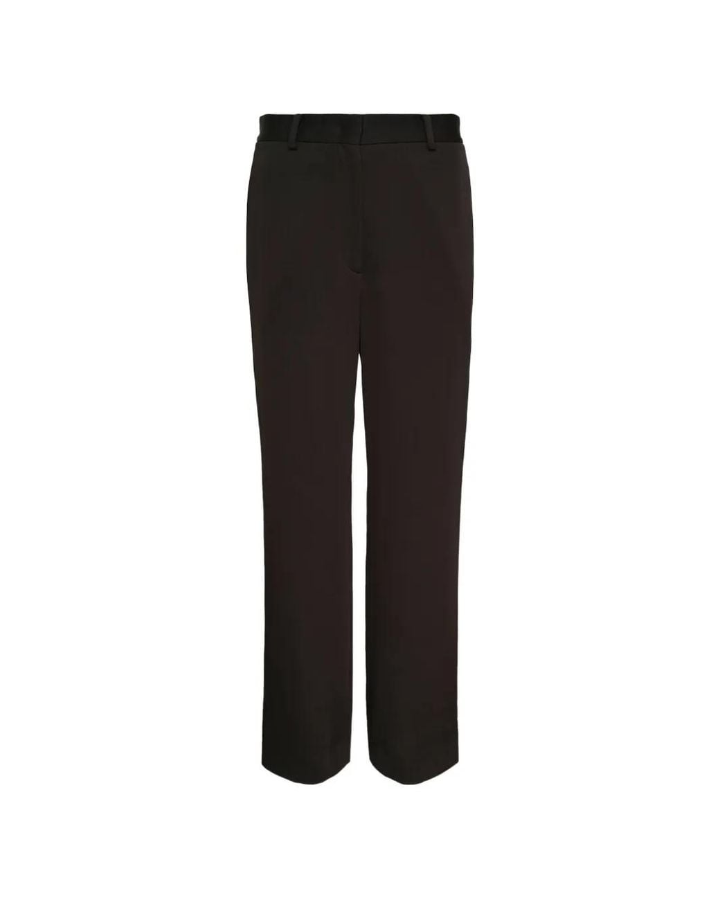 Club21 Collection Black Margot Satin-Back Trousers
