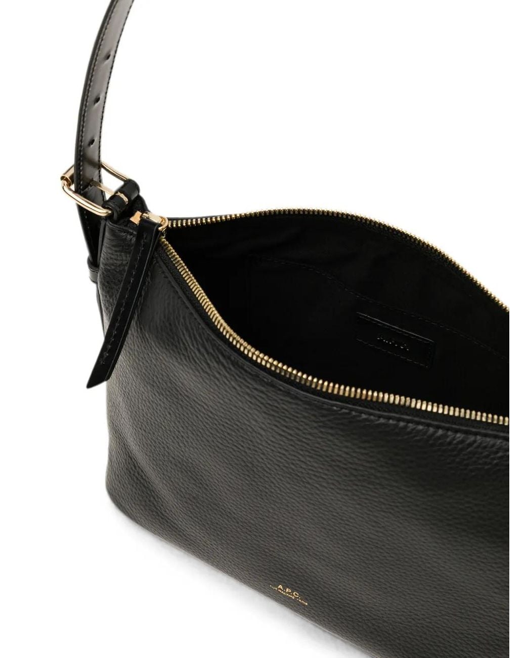 A.P.C. Black Sac Porté Épaule Vera