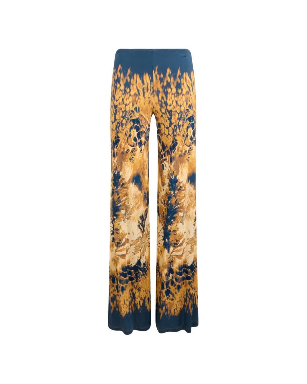 Alberta Ferretti Flared Broek Met Print in het White