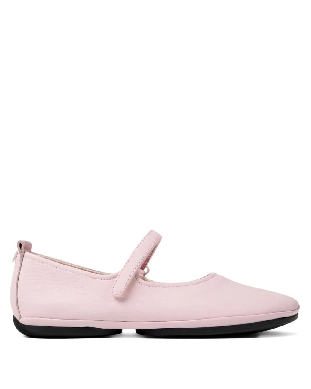 Camper Pink Right Nina Strap Ballet Flats