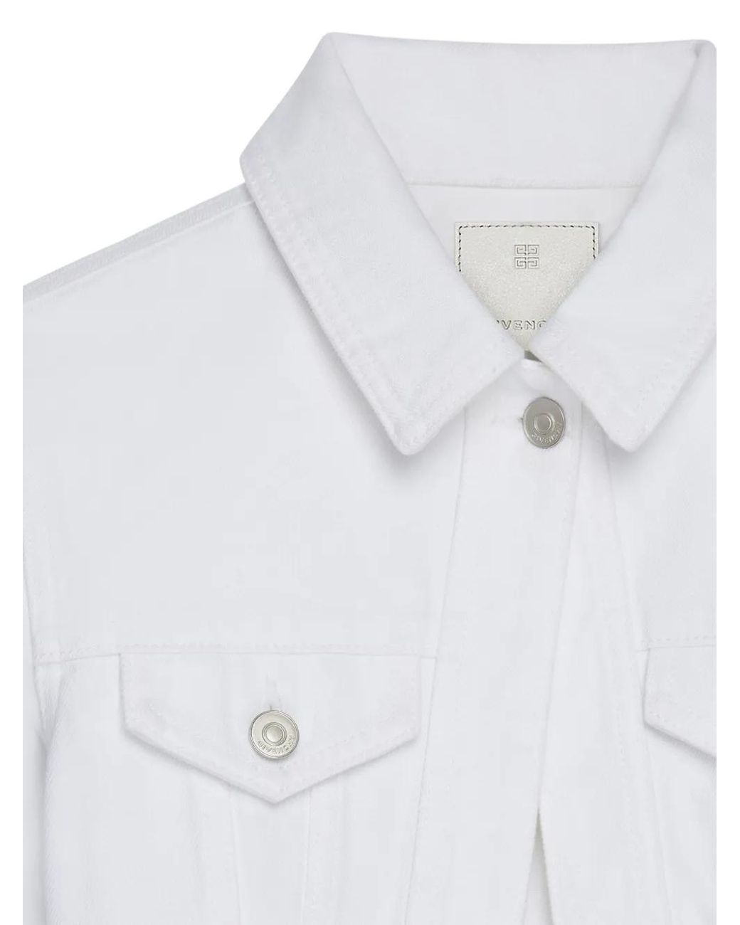 Givenchy White Cropped Jacket