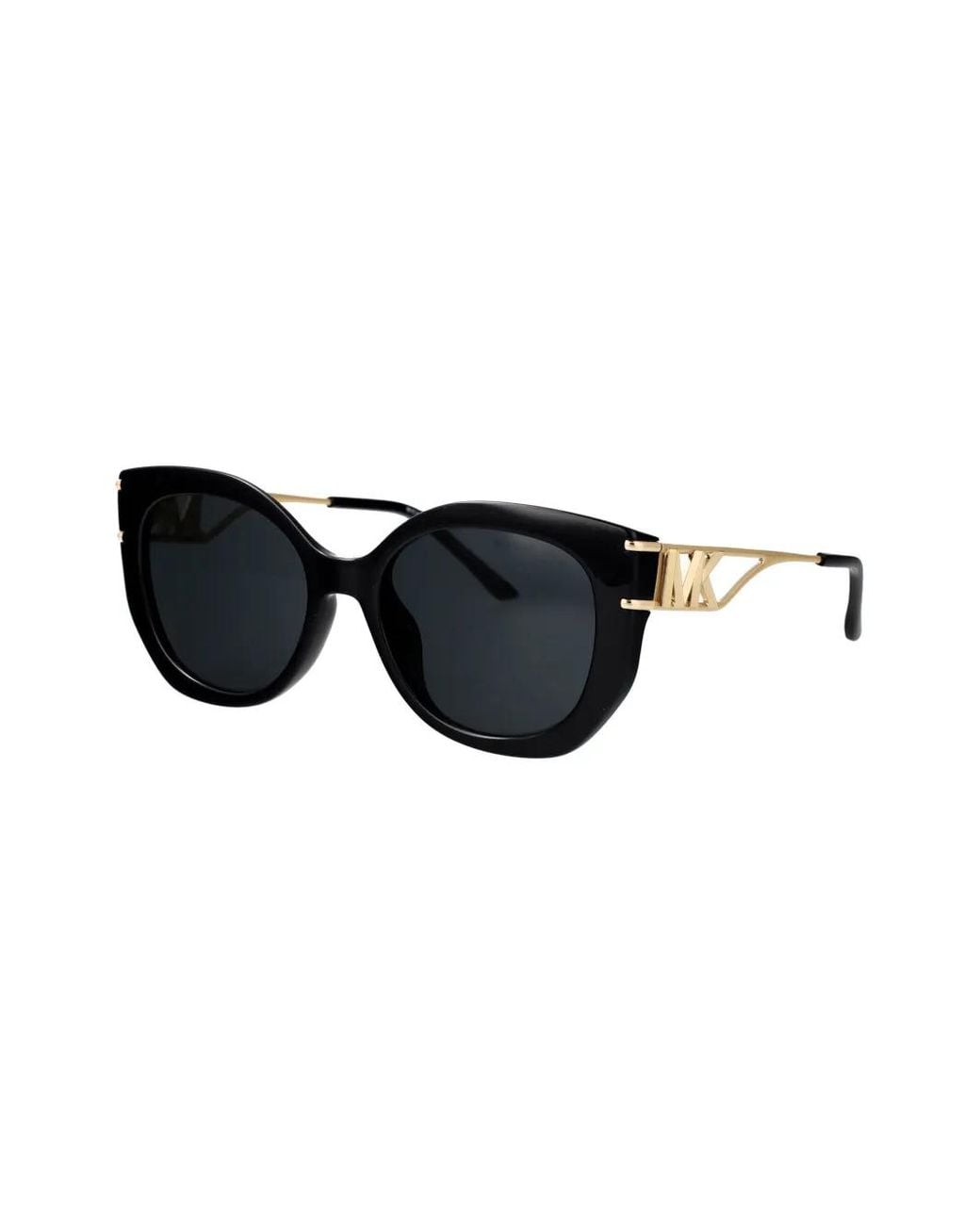Michael Kors Black Round-Frame Sunglasses