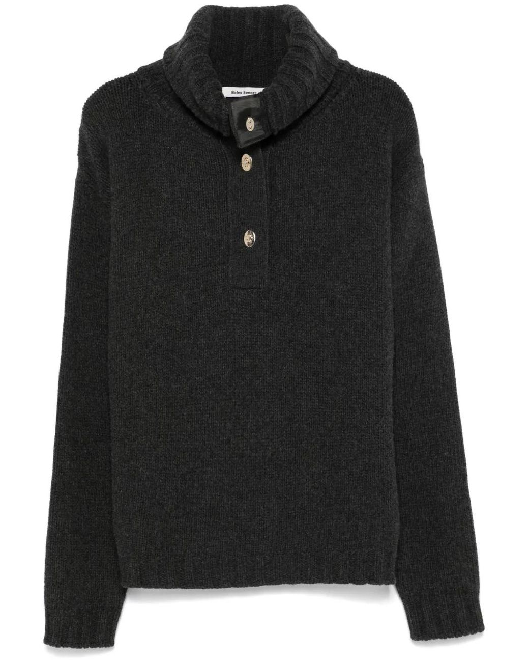 Wales Bonner Black Ballad Sweater for men