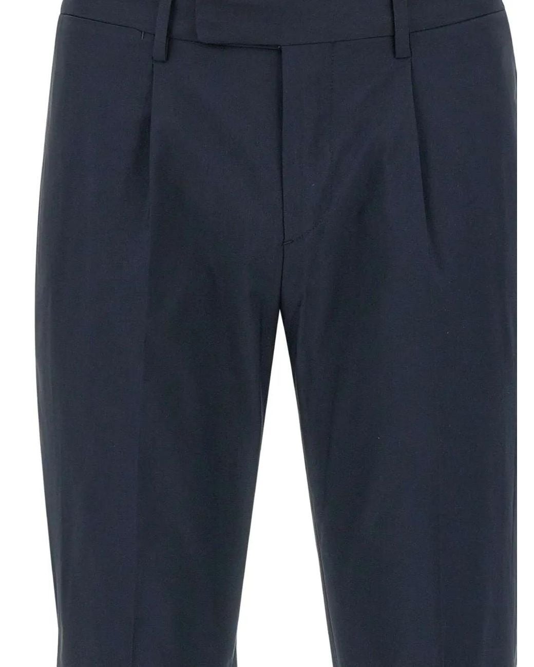 Devore Plissierte Hose in Blue für Herren