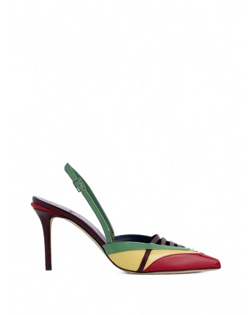 Rabanne Red Slingback Pumps