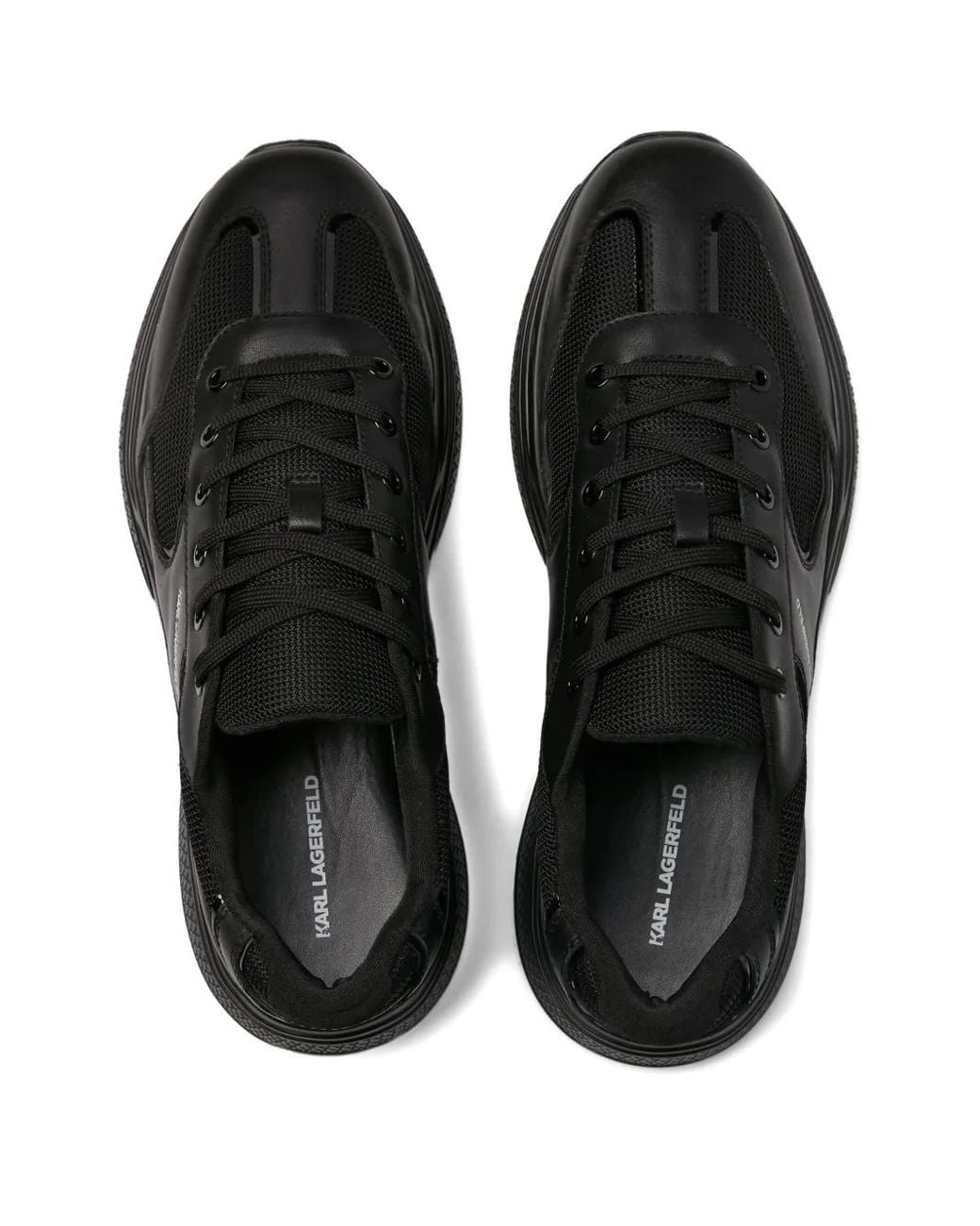 Karl Lagerfeld Black Vesta Trainers for men