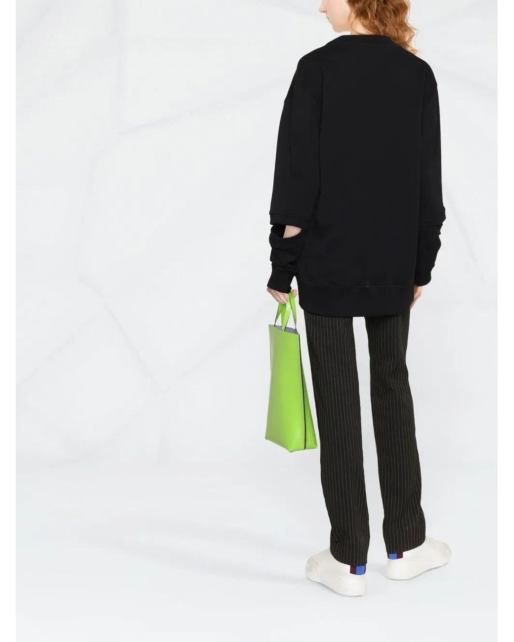 Sudadera Oversize Con Logo Stella McCartney de color Black