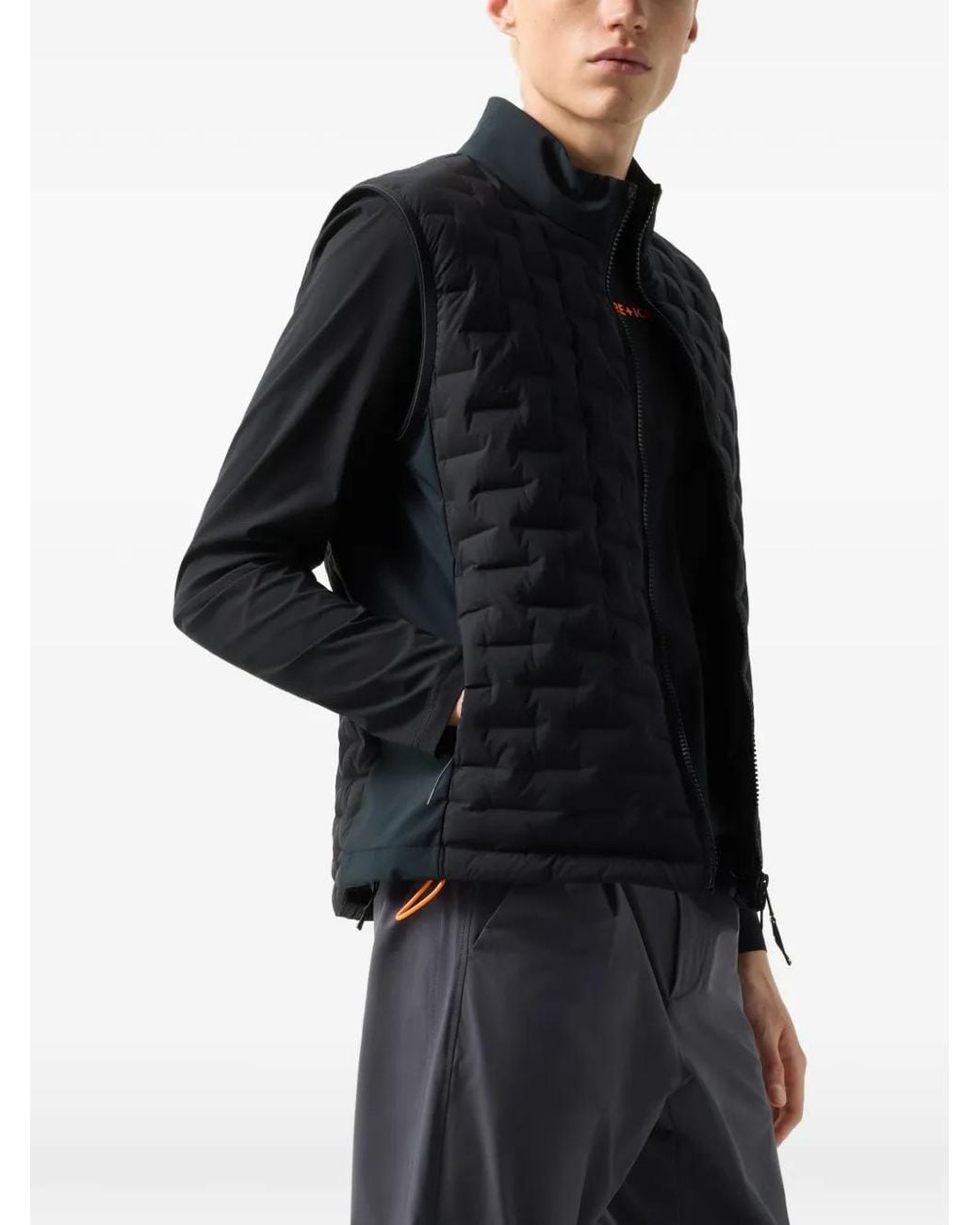 Bogner Fire + Ice Black Gabriel Quilted Gilet for men