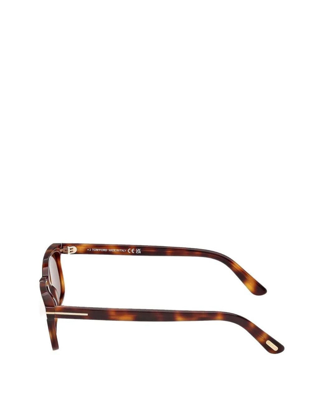 Tom Ford Brown Rectangle-Frame Sunglasses