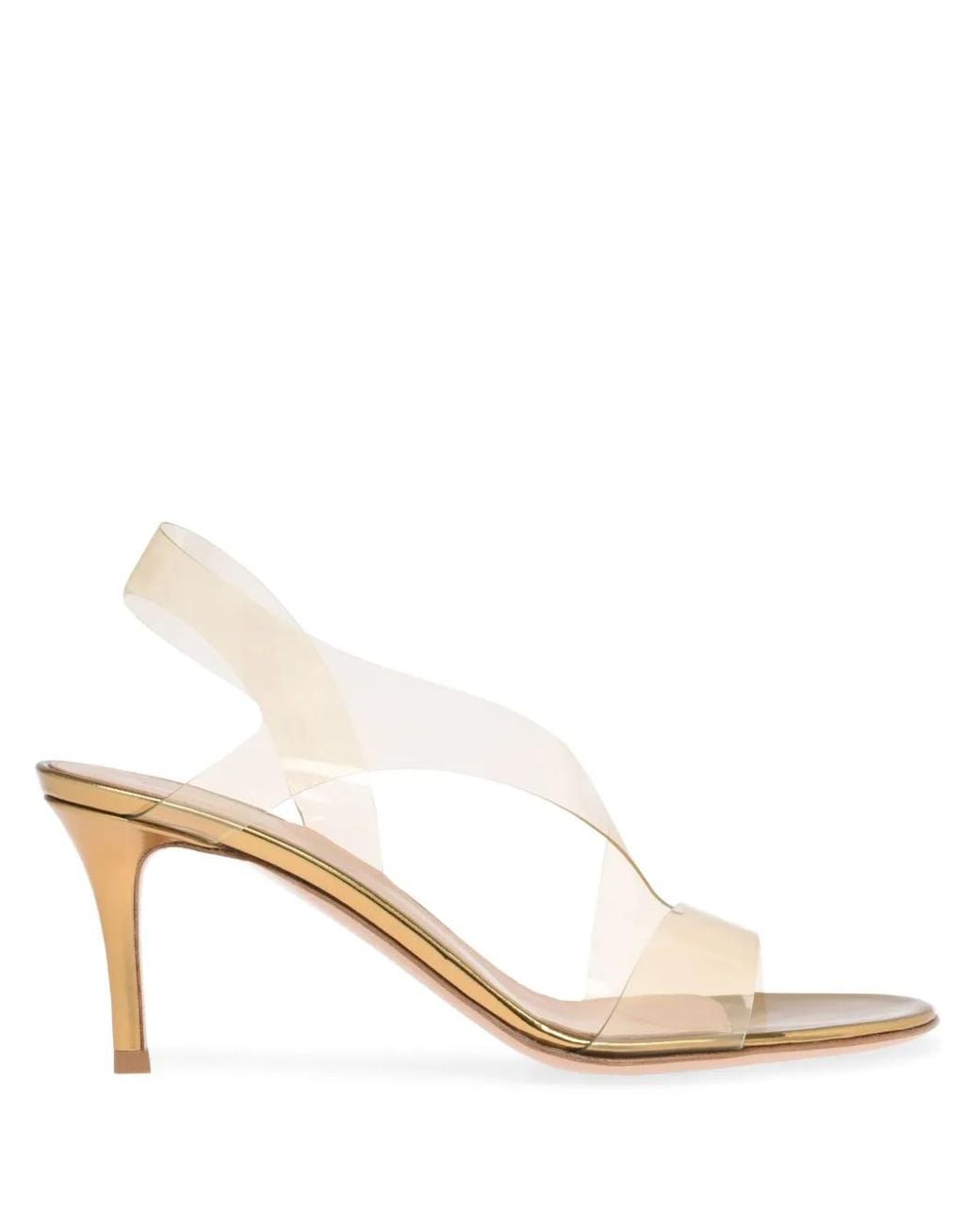 Gianvito Rossi Natural 70Mm Metropolis Sandals