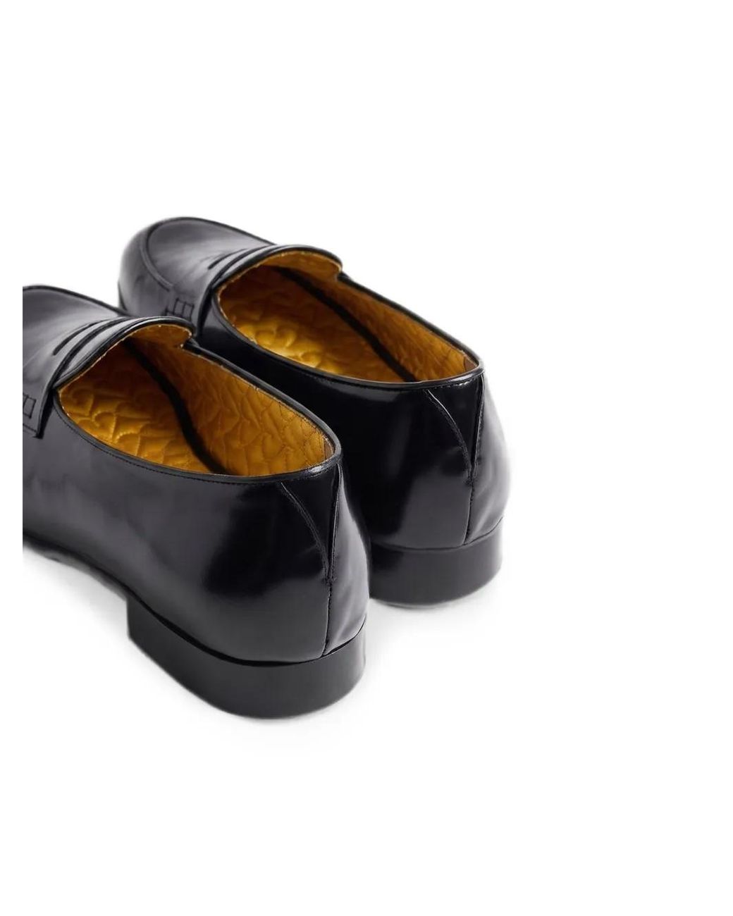 Fortela Black Crosby Leather Loafers for men