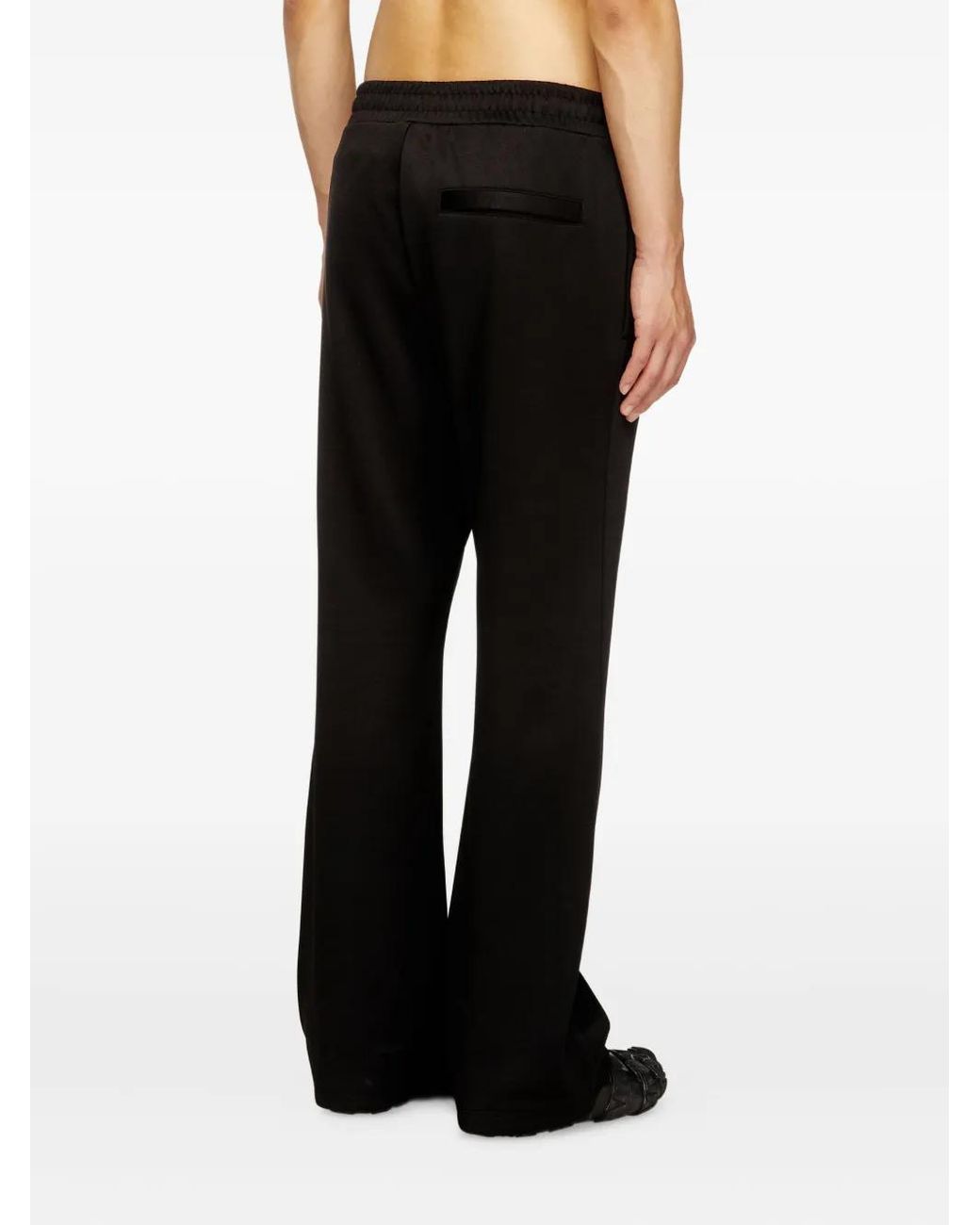 DIESEL Black P-Locking-Do Track Pants for men