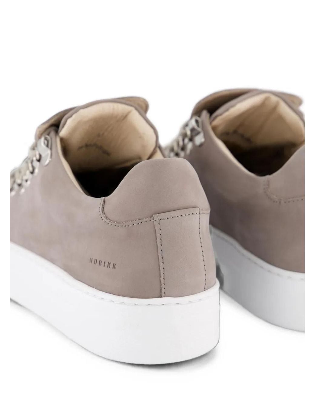 Nubikk White Jagger Classic Sneakers for men