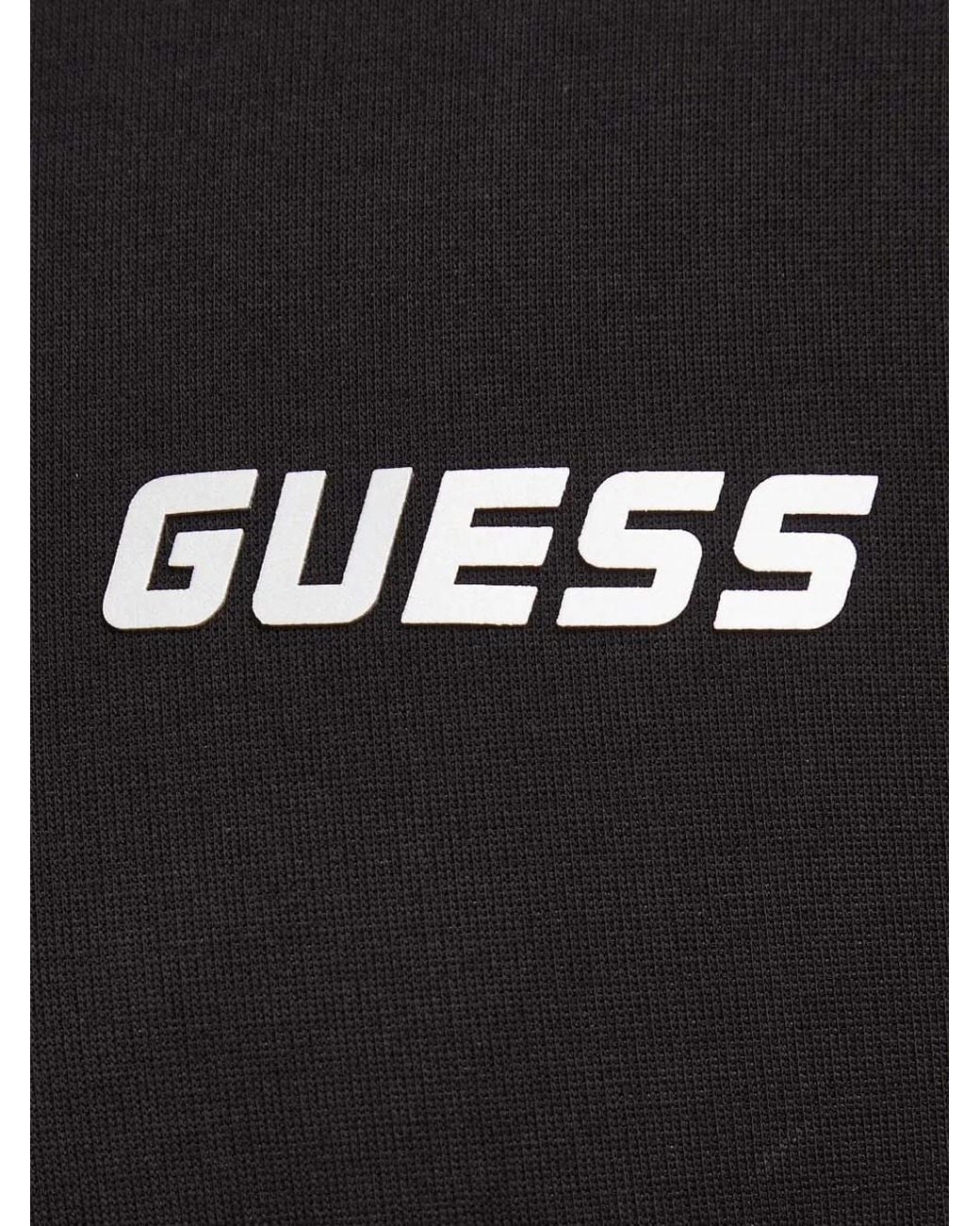 Guess Black Side Logo Sweatshirt for men