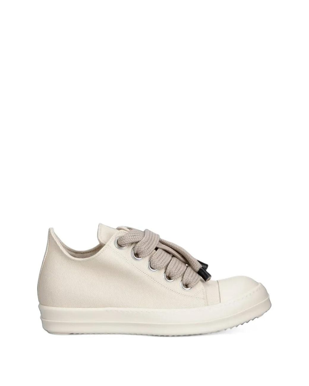 Rick Owens White Jumbolace Chunky-Lace Sneakers for men
