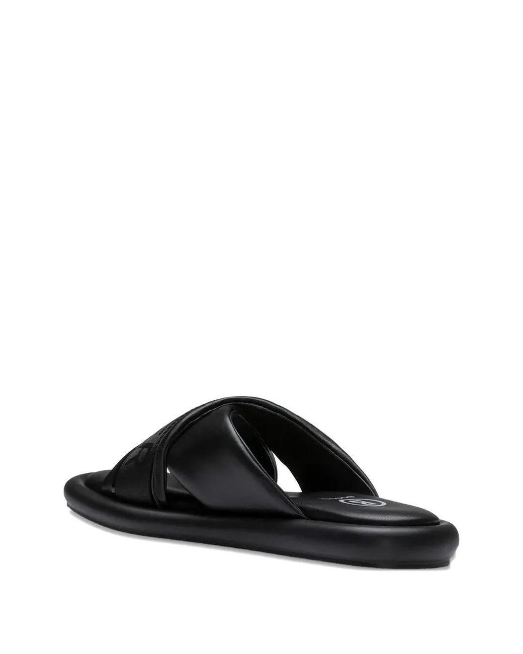 Bogner Black Criss-Cross Sandals