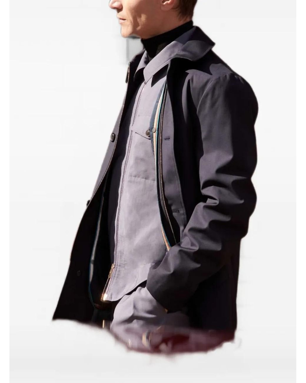 CAPPOTTO di Paul Smith in Black da Uomo