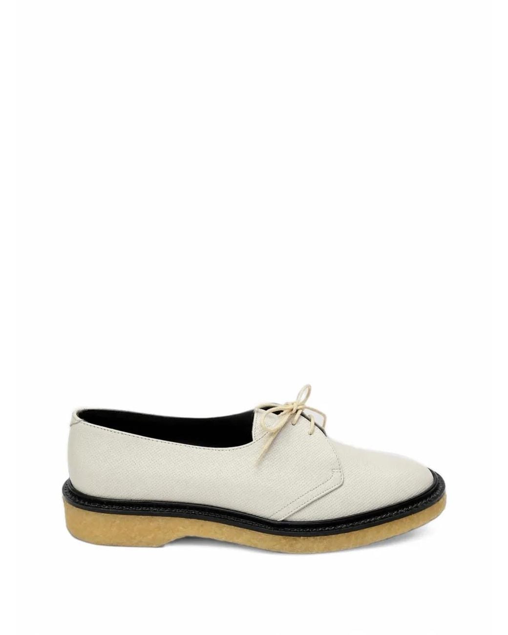 Adieu White Type 6 Lace-Up Shoes