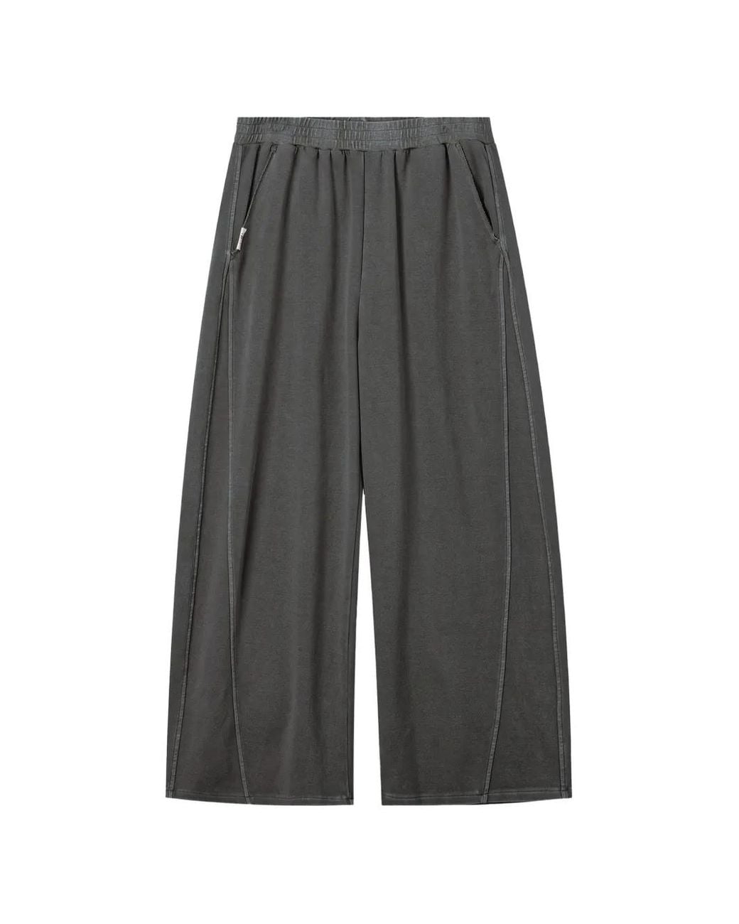 Izzue Gray Seam-Detail Track Pants for men