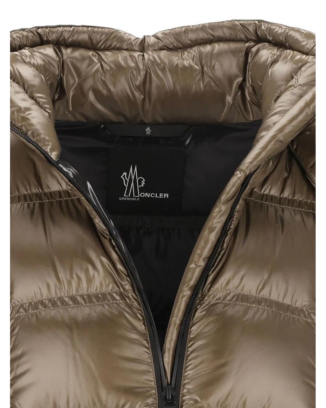 Moncler Brown Rochelairs Hooded Padded Coat