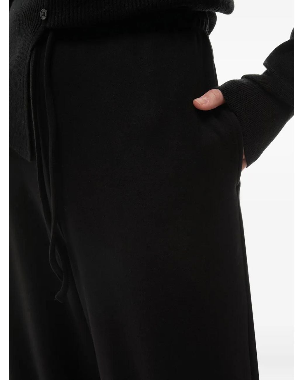 B+ AB Black Drawstring Trousers