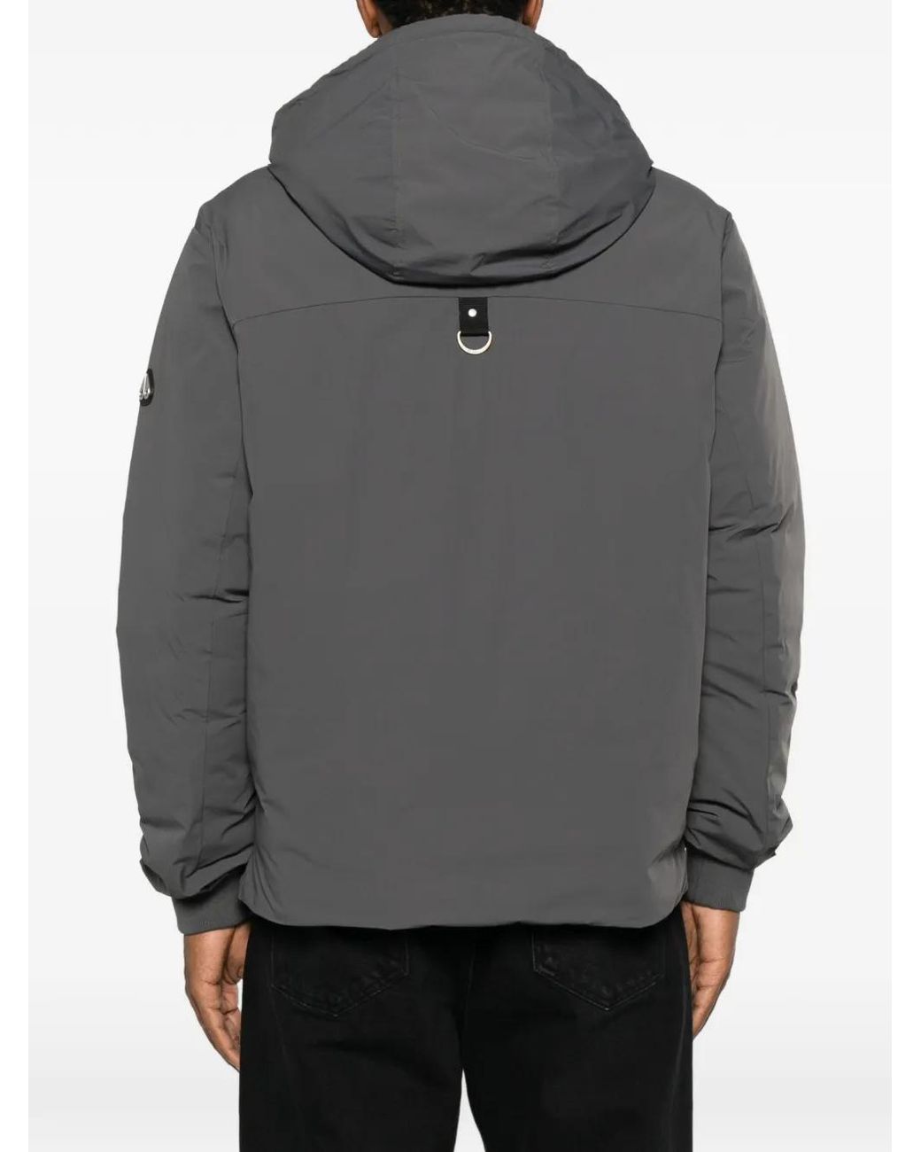 Moose Knuckles Gray Northdale Hooded Jacket for men