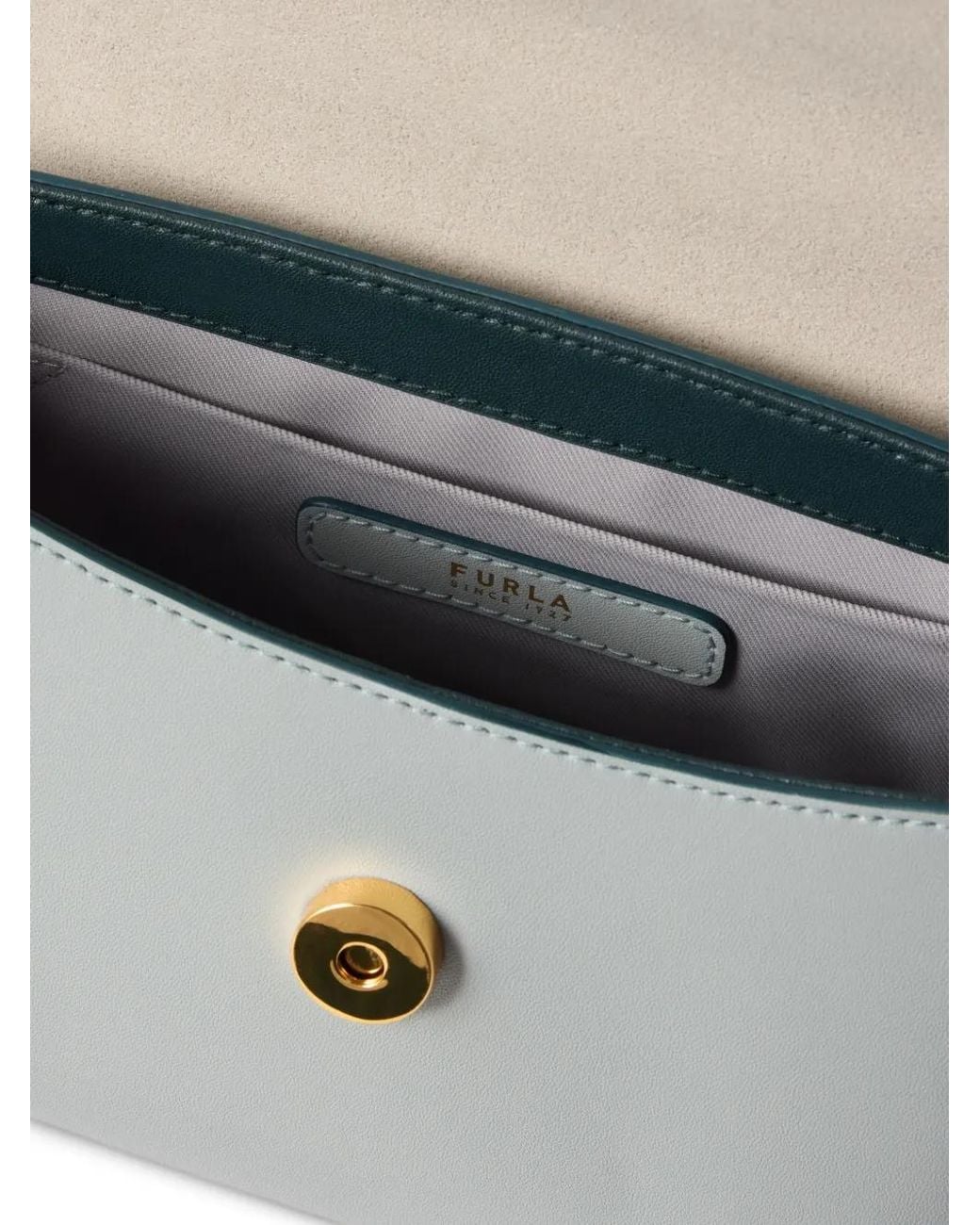 Furla Blue Moonlight Top Handbag