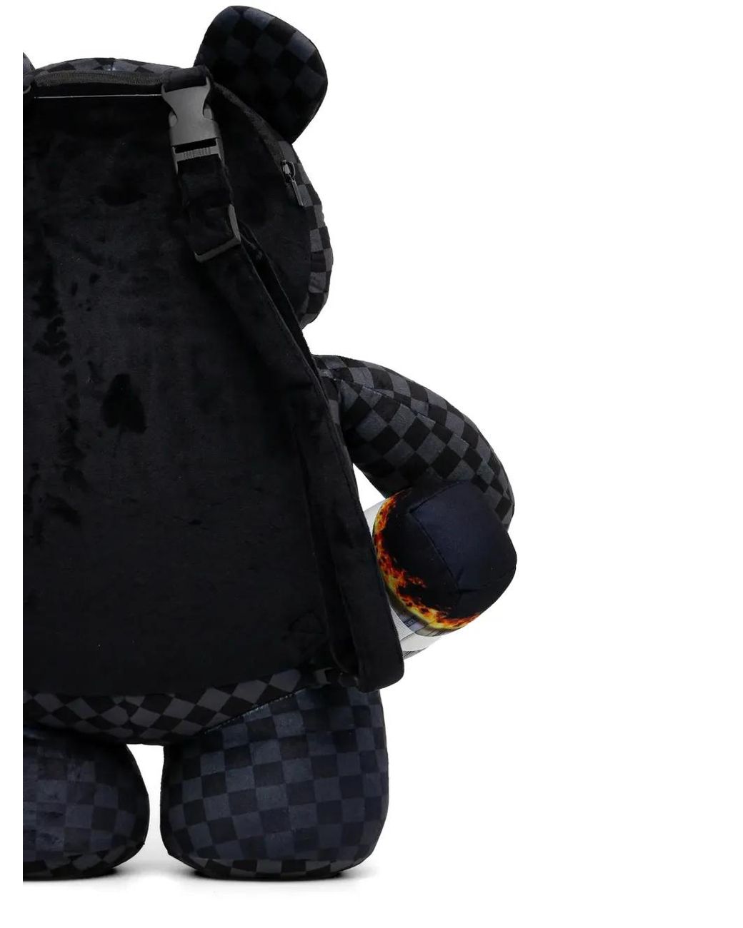 Sprayground Blue Checkered Bear Backpack