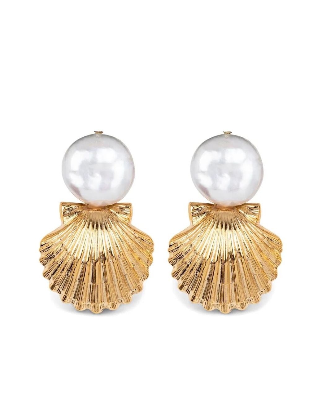 Jennifer Behr Metallic Laguna Earrings