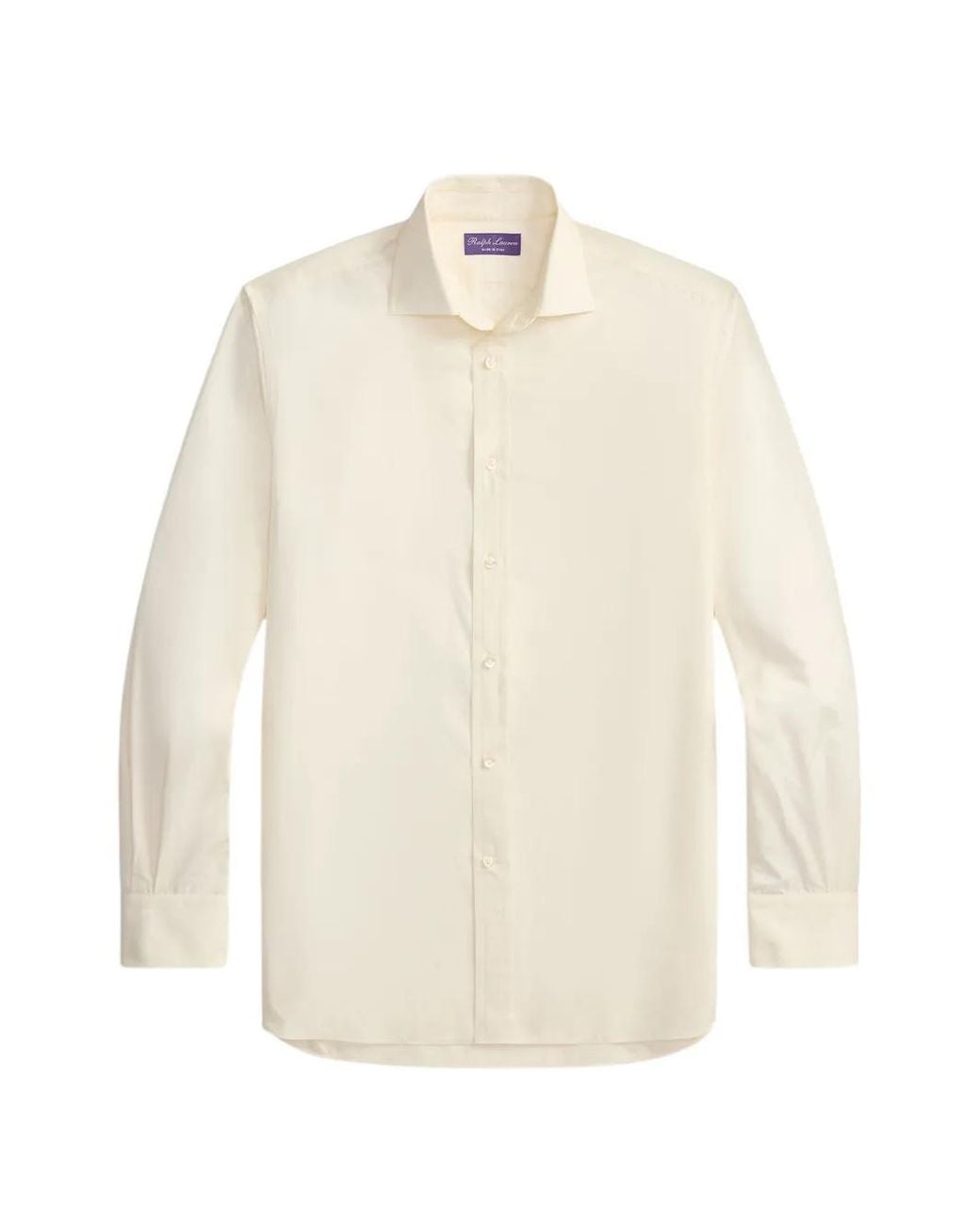 Ralph Lauren White Chemise À Col Italien for men