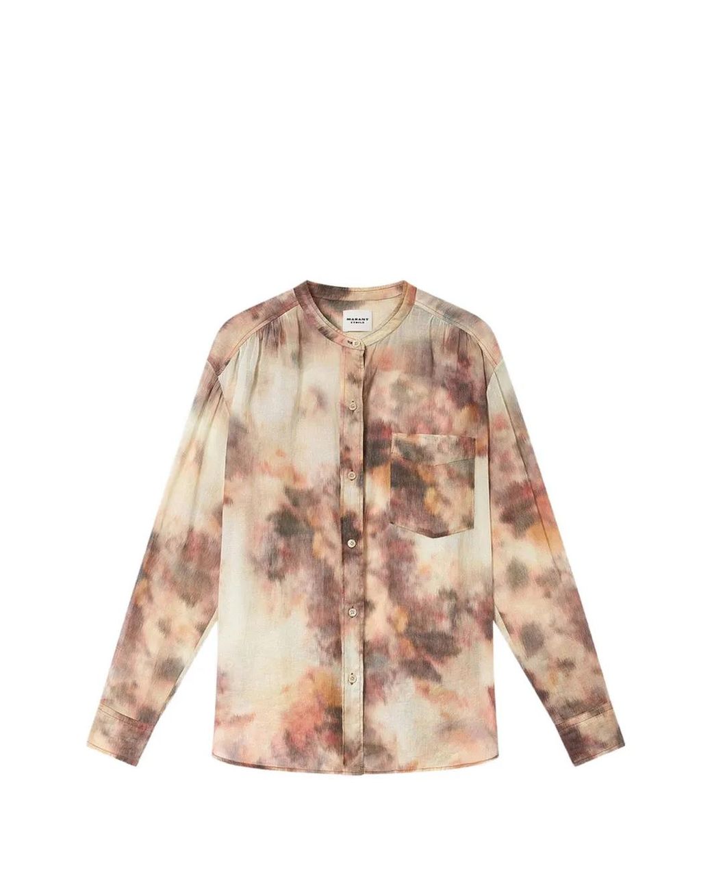 Isabel Marant Natural Mexika Printed Cotton Shirt