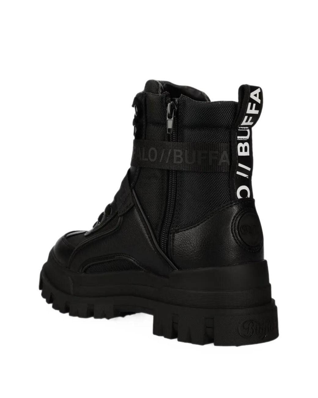 Buffalo Black Bottes Aspha Com 1 Bs À Semelle Épaisse for men