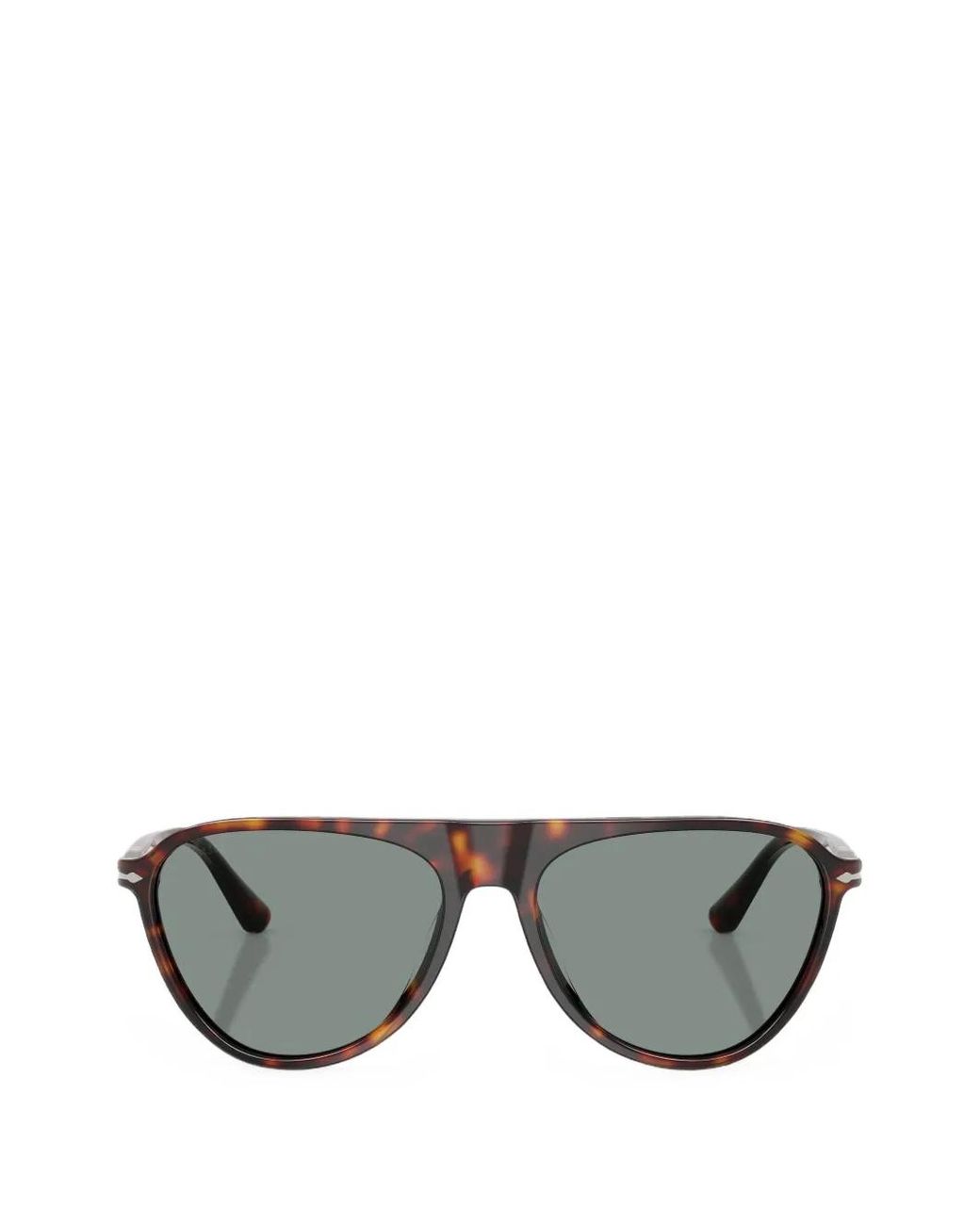Persol Gray Tortoiseshell-Effect Pilot-Frame Sunglasses for men