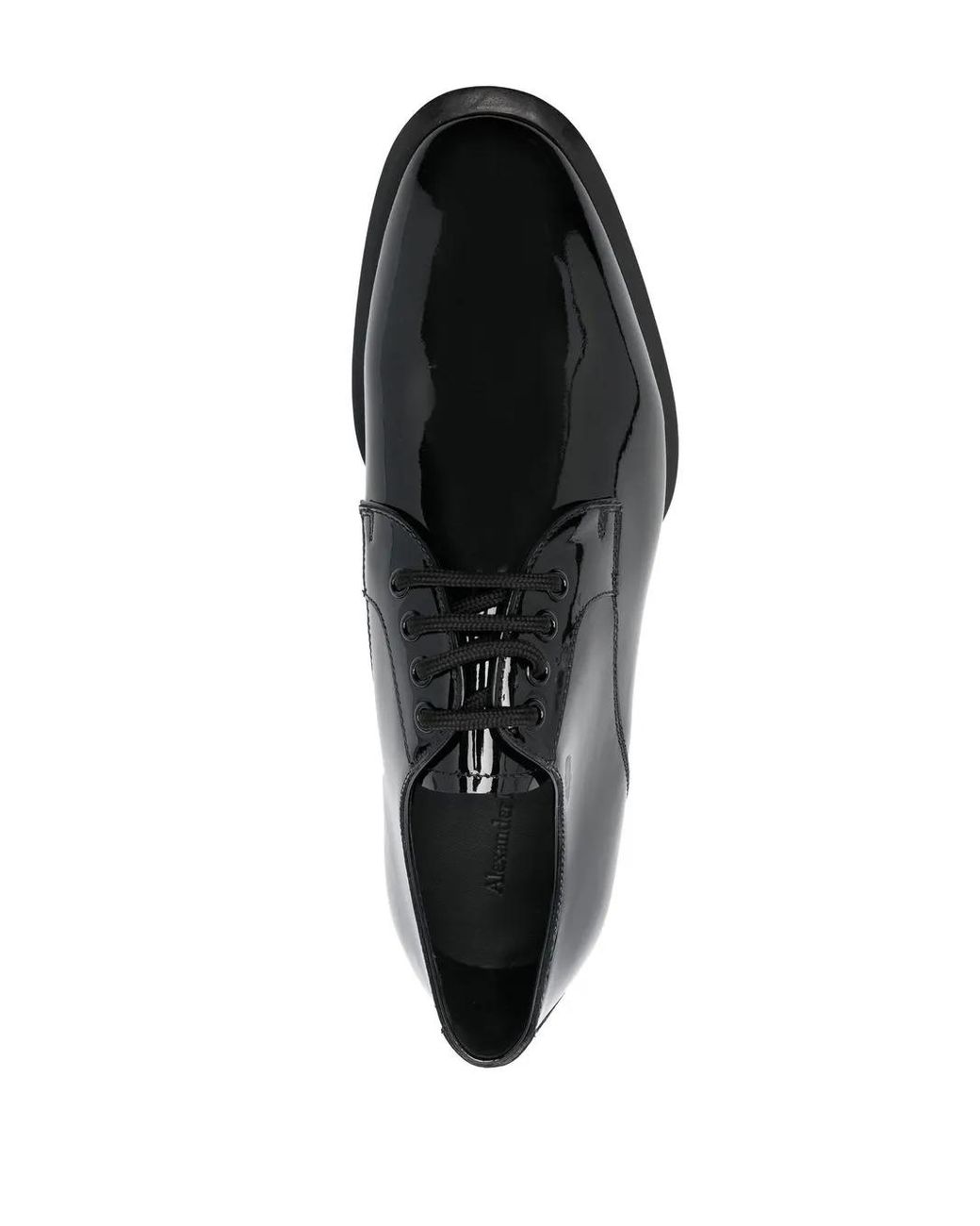 McQueen Black Oxford Laced Up for men
